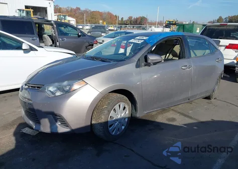 2016 Toyota Corolla Le из США, поврежденный, VIN 2T1BURHE2GC744040